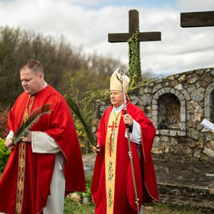 Biskup Gorski predvodio misno slavlje Cvjetnice u Bistri